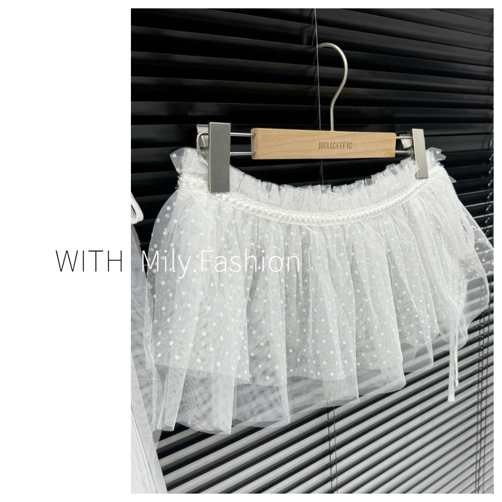 Milyfashion Váy Trắng Chữ a Cao Cấp Phong Cách Mùa Hè Sang Trọng