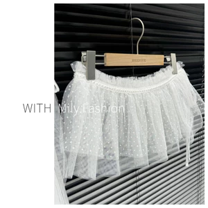 Milyfashion Váy Trắng Chữ a Cao Cấp Phong Cách Mùa Hè Sang Trọng