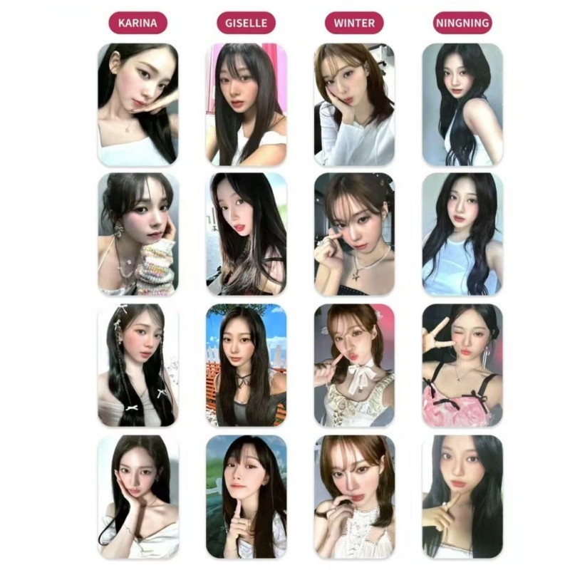 Thẻ giao dịch æspa POTD Karina Giselle Winter Ningning Photocard