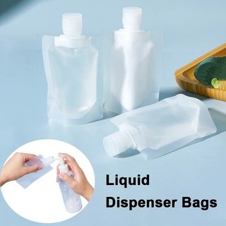 Túi đóng gói chất lỏng dưỡng da SFSE-30 / 50 / 100ml - Để đựng mỹ phẩm dầu gội - Di động, tái sử dụng, trong suốt - Túi đựng vòi đứng bằng nhựa - Túi đóng gói du lịch chống rò rỉ