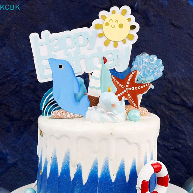 [Kc] Khuôn Silicon Sinh Vật Biển Fondant Bánh Nướng Bánh Sô Cô La Nhựa Tự Làm Khuôn Cá [BK]