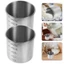 Giá đỡ đo ZENZON, Cốc đo lường bằng thép không gỉ chống rơi, Hộ gia đình có tỷ lệ 250 / 350ML Hộp đựng gạo Thanh