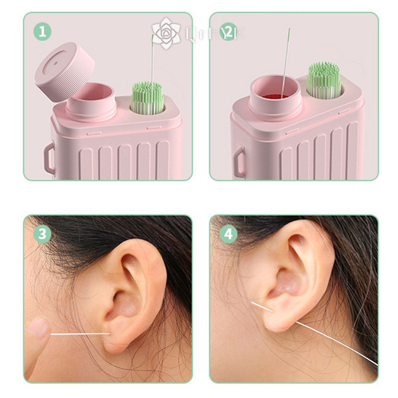 Qrhyk 180 / 240 Chiếc Bông Tai Lỗ Bụi Dây Vệ Sinh Dùng Một Lần Bộ Chăm Sóc Tai Mới
