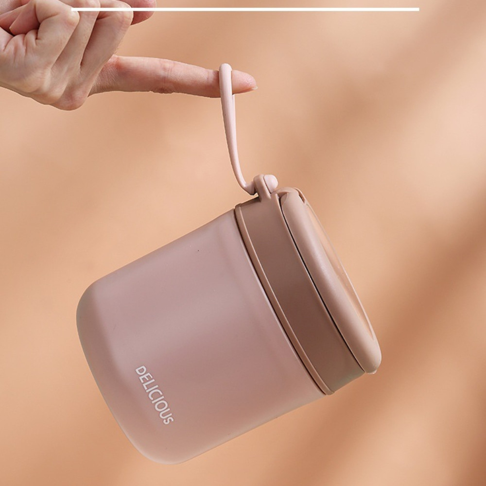 JIGK Cách Nhiệt-Thực Phẩm-Jars, Bát Canh Kín Miệng Rộng Cốc Ăn Sáng Cách Nhiệt, Cốc Cháo Di Động Bằng Thép Không Gỉ 304 Súp Cách Nhiệt Chân Không Để Giữ Ấm Thực Phẩm