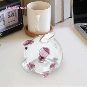 Thủy Tinh Lợn Heo Đất Tiết Kiệm Tiền Nồi Tiết Kiệm Tiền Bình Hộp Tiền Cho Trẻ Em