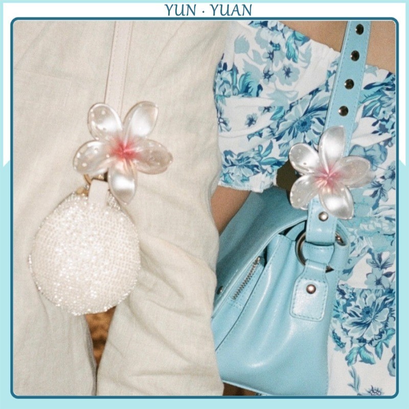 [Yunyuan] Phiên bản Hàn Quốc của Streamer Beach Photography Phụ nữ lấy hoa màu kẹo Trình diễn trẻ em Kẹp tóc dễ thương Kẹp tóc cá mập