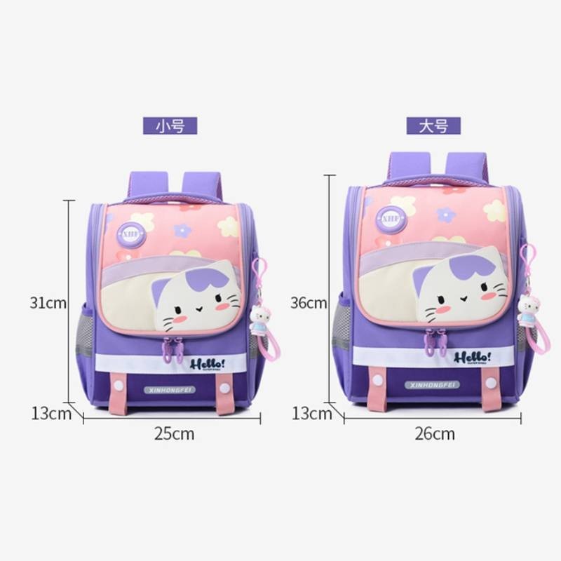 Ba Lô YT2 Cho Học Sinh Dung Tích Lớn Nhẹ In Đa Năng Nữ Hoạt Hình Dễ Thương Schoolbag Túi TY2