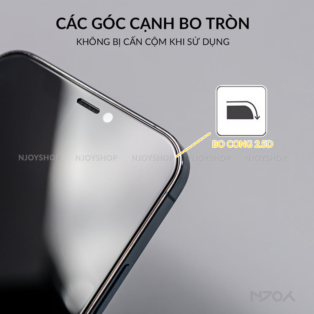 Cường Lực Anank Chống Nhìn Trộm, Trong Suốt, Chống Ánh Sáng Xanh, Chống Vân iPhone 17 Pro Max 16 15