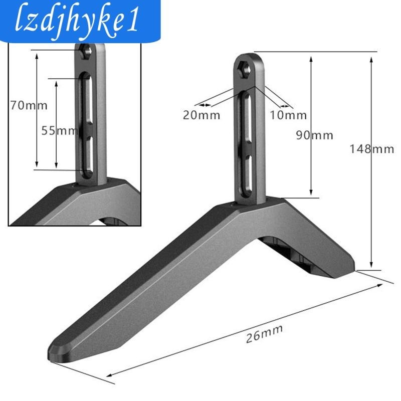Đế Đế Tivi Chân Đế Chân Đế Có Thay Thế Đa Năng Accs Lỗ Chống Trượt Khoảng Cách 0.787-2.16 "Chân Tivi