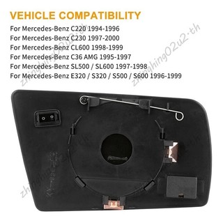 Gương Cánh Bên Kính Làm Nóng Có Tấm Lưng Cho Xe Mercedes-Benz C W202 E W210 S W140 1994-2000