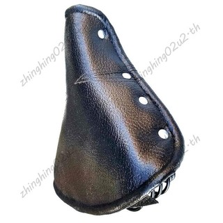 Vintage Giả Da Xe Đạp Yên Đinh Tán Sprung Mùa Xuân Xe Đạp Đi Xe Đạp Đệm Ghế Màu Đen Cho Xe Đạp Đường Bộ MTB