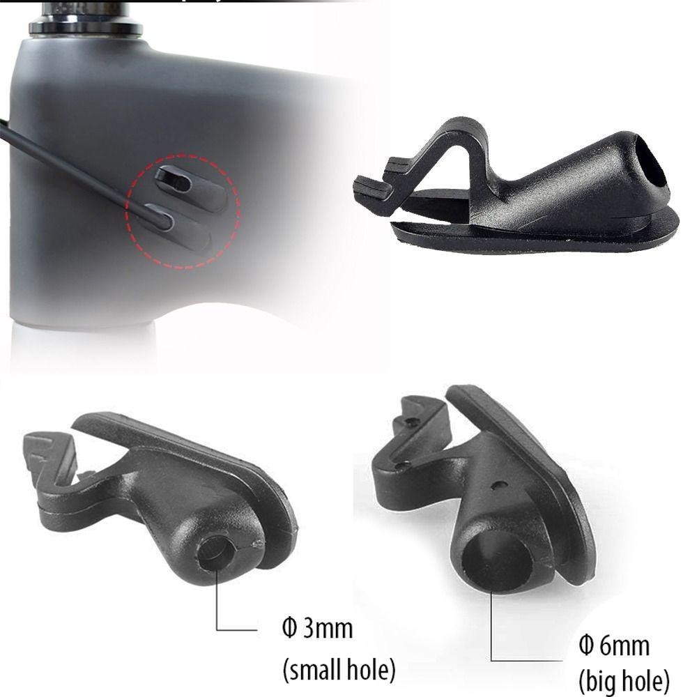 ESSENCEH Cáp Định Tuyến Khung Cắm, Giá Đỡ Dây Phanh Xe Đạp Bền Trọng Lượng Nhẹ, Hướng Dẫn Cáp Grommets 24X8.5
