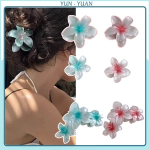Yi Mengling Cùng Phong Cách Emi Jay Plumeria Kẹp Tóc Cho Nữ Ins Phong Cách Ngọc Trai Chất Liệu Gradient Hoa Kẹp Tóc 8cm