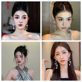 1 đôi bông tai, tiệc cưới, váy cưới, khí chất, phụ kiện tai đa năng