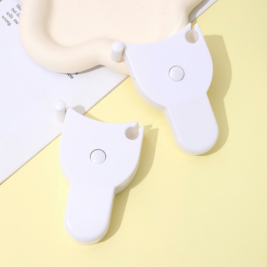 Thước Dây Đo Eo, Cơ Thể Hỗ Trợ Tập Thể Hình 1,5M - Bấm Tự Động Thu Gọn Tiện Lợi