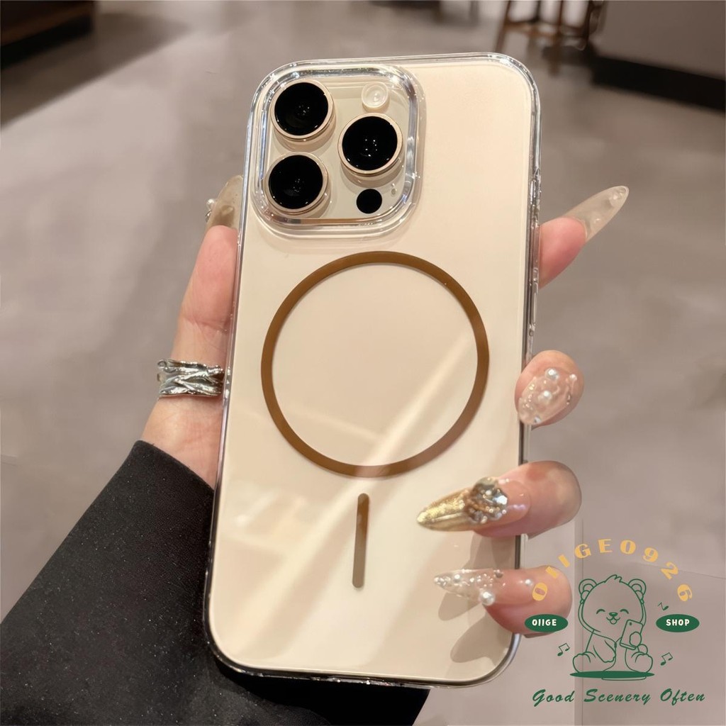 Ốp điện thoại từ tính siêu mỏng iphone16 Pro Max 15 14 13 12 11casing cho vỏ iPhone PC vỏ cứng chống sốc