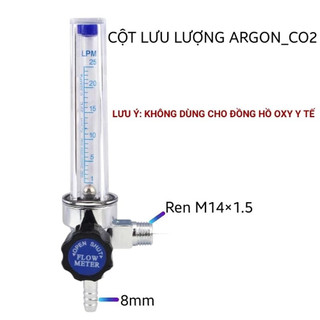 Cụm Cột Đo Lưu Lượng Khí Argon, CO2 – Đồng Hồ Đo Khí Hàn Chính Xác