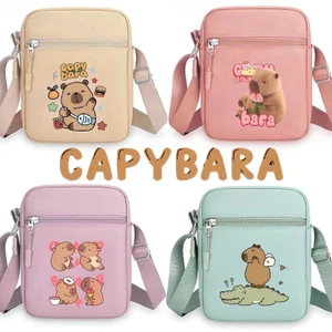 Túi Capybara Hoạt Hình In Hình Đeo Ngang Thời Trang, Vuông Du Lịch, Bảo Quản Đa Năng