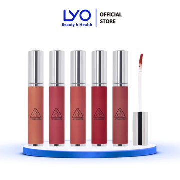 Son Kem lì Mịn Mượt 3CE Hazy Lip Clay 4g Hàn Quốc