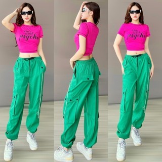 Quần thể thao jonger túi hộp chất thô trẻ trung năng động tập Zumba, Shuffle Dance, aerobic...