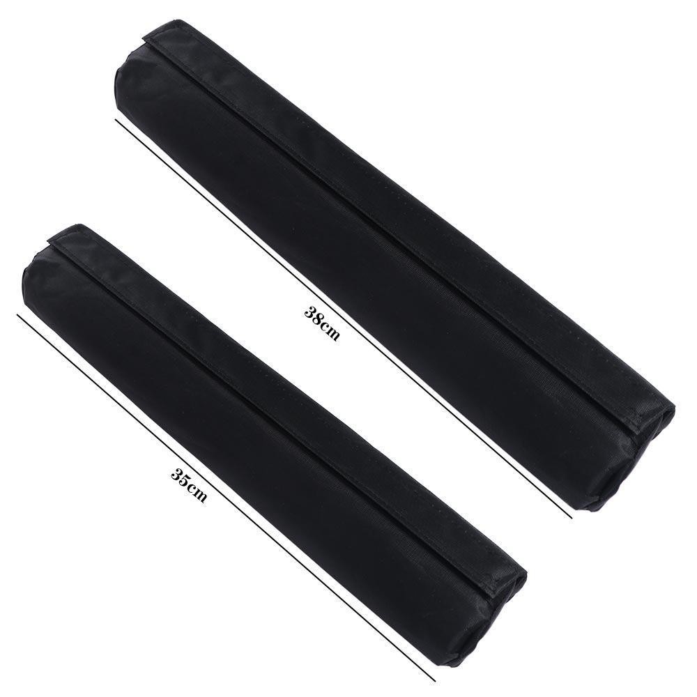 SENRTY Barbell Pad cho tiêu chuẩn Barbells Miếng đệm nâng xốp đàn hồi cao Miếng bọt biển bảo vệ cổ Tấm lót tập thể dục màu đen Tấm đệm tạ Tấm bảo vệ trọng lượng tập thể dục Miếng đệm lực đẩy hông