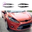 Dành Cho Xe Ford Fiesta MK6 2008-2012 Đèn Pha Phía Trước Nắp Đầu Đèn Lông Mày Viền