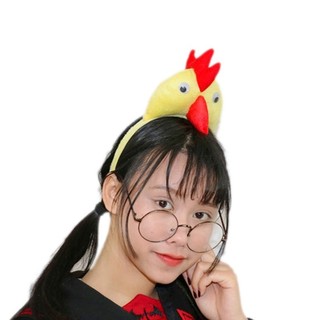 Jay Adorkable Gà Băng Đô Quấn Tóc Dễ Thương Trang Phục Ngộ nghĩnh Gà Trống Mũ