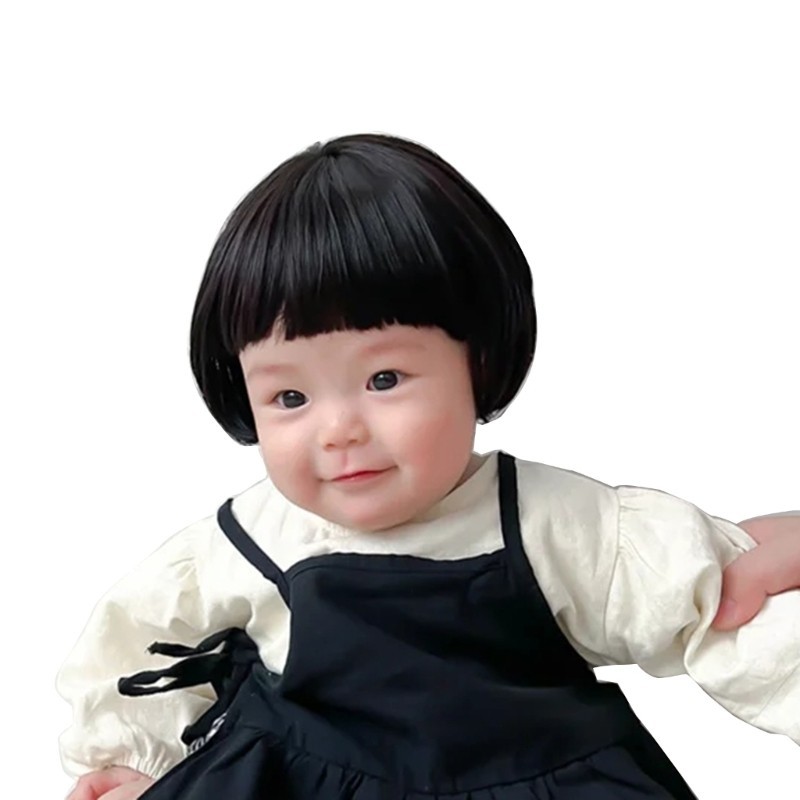 Innlike1 Phụ Kiện Tóc Thời Trang Cho 1-3 Tuổi Trẻ Em Đáng Yêu Cho Bé Cosplay Mũ Tóc Giả Mũ Tóc Giả Dễ Thương Chụp Ảnh