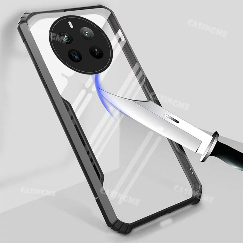Vỏ chống sốc Acrylic Realme 12 + 5G 12x 2024 cho Realme 12 + Realme12 + 12 Realme12 + 4G 5G 2024 Pro + Plus 5G Túi khí trong suốt Vỏ điện thoại silicon trong suốt