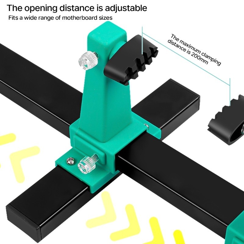 VIC 0-200mm Giá đỡ PCB có thể điều chỉnh Xoay 360 độ Bảng mạch in