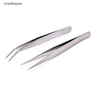 Trailblazer 2 Chiếc Thép Không Gỉ Thẳng El Nhíp Chắp Vá Móc Pick-up Dụng Cụ Trang Điểm Mới