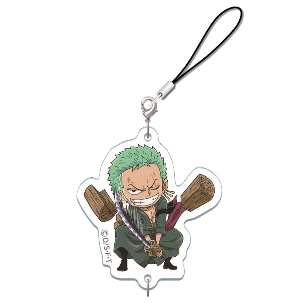 Móc dây treo điện thoại ONE PIECE ver HOẠT ĐỘNG anime chibi popsocket griptok mica acrylic tiện lợi xinh xắn