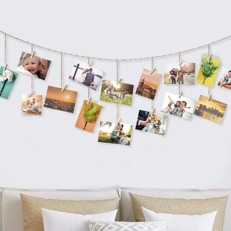 Kẹp lưu trữ màu gỗ nguyên bản - 50 / 100 chiếc Kẹp gỗ trang trí tường ảnh - Kẹp cố định ảnh đa chức năng - Đồ dùng dự tiệc văn phòng trường học - Dụng cụ sắp xếp hồ sơ hóa đơn