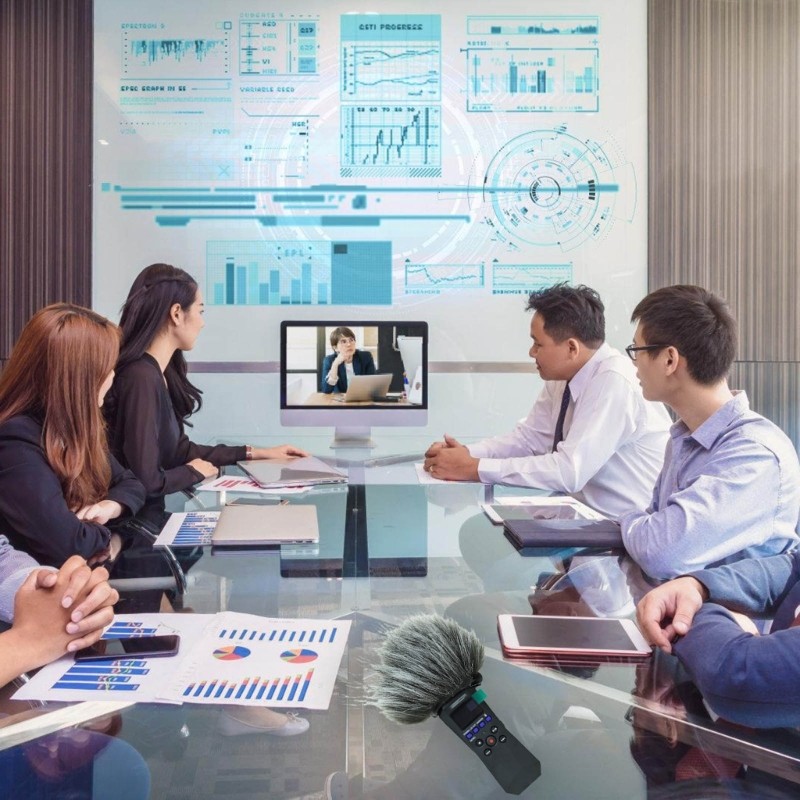 [3C] Kính chắn gió micro lông cho máy ghi âm thiết yếu ZOOM H1 Vỏ micro ngoài trời Kính chắn gió Micro lông