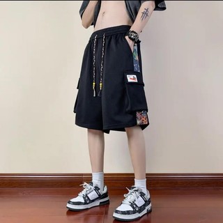 90% Tỷ Lệ Khen ngợi Phong Cách Trung Hoa Quần Short Thường Ngày Quốc Gia Hợp Thời Trang Retro Thẳng Thời Trang Rời Phong Cách Hồng Kông Thể Thao Năm Điểm Quần 223R