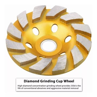 Chén Mài Bê Tông 100mm - Dụng Cụ Mài Đá, Gạch, Phá Bê Tông Chất Lượng Cao