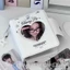 Album Thẻ BAMBOOB, Chất Kết Dính Photocard Nơ Tình Yêu Mini 3 Inch, Pudding puppy PVC Với 16 Trang Nội Bộ Thẻ Thần Tượng Thu Thập Sách