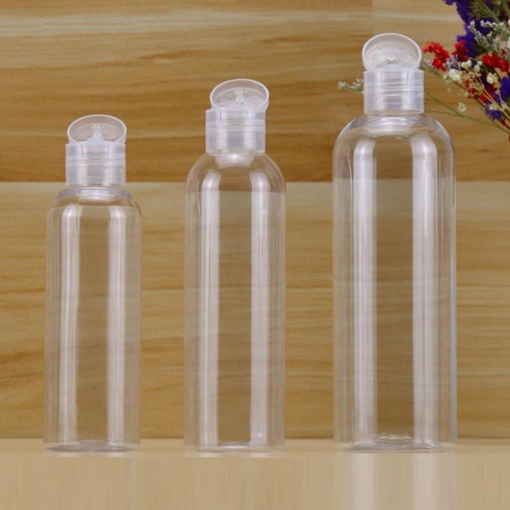 Set 10 Vỏ Chai Lọ Nhựa Pet Nắp Bật [5ml-100ml] Chiết Gel Rửa Tay, Dầu Gội, Sữa Tắm TOOL