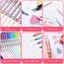 GREA Curve Highlighter Bút, Họa Tiết Phác Thảo Bút Trang Trí Dễ Thương Văn Phòng Phẩm Cô Gái Vẽ Bút Đánh Dấu, Bút Gel Kawaii Highlihter Account Pen