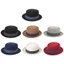 XGB Vintage Cán Viền Mũ Len Unisex Cosplay Đảng Trang Phục Fedora Mũ