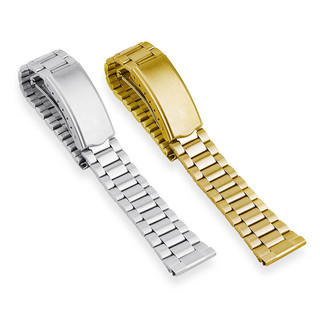 Dây đeo đồng hồ bằng thép không gỉ 14mm 18mm 20mm Dây đeo đồng hồ bằng thép không gỉ Dây đeo đồng hồ bằng thép không gỉ Ba hạt Dây đeo đồng hồ kim loại Giá thấp Bán buôn Dây đeo đồng hồ đa năng