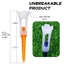 DARON 10 Cái / lốc Golf Tee, Đệm Cao Su 83MM Câu Lạc Bộ Golf Tee, Phụ Kiện Golf Chịu Lực Thấp Nhiều Màu Giá Đỡ Bóng Dụng Cụ Tập Golf Thể Thao Ngoài Trời
