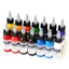 Mực xăm GAVESTO, Màu thực hành hình xăm xanh đỏ xanh lá cây màu đen nâu tím hồng 30ML