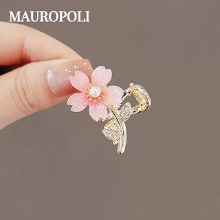 Mauropoli [Sẵn Sàng] Hoa Anh Đào Dễ Thương Tinh Tế Mini Kích Thước Nhỏ Lấy Kẹp Cô Gái Nổ Tóc Gãy Kẹp Tóc Bên Phong Cách Nhật Bản Kẹp Tóc Mũ Đội Đầu
