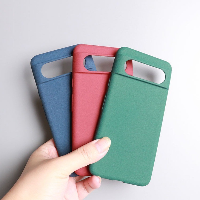 Dành Cho Google Pixel 8A 7A 5A 4A 8 7 6 Pro 3A 4 5 3 XL Lite Chống Vân Tay Vỏ Cát Mềm Mờ Mỏng TPU Vỏ Điện Thoại