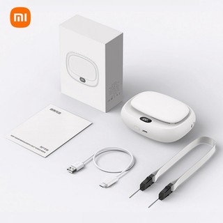 Quạt treo cổ di động Xiaomi Quạt Mini có dây buộc có thể điều chỉnh Quạt làm mát thể thao có thể sạc lại USB không cánh cho trẻ em du lịch