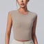 Áo tập Yoga thể thao không tay hở lưng Áo Crop Top chạy bộ tập Yoga nhẹ