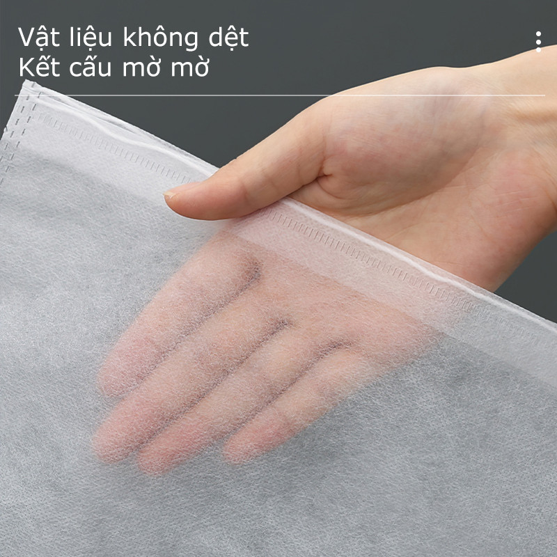 Combo 10 Túi Vải Đựng Giày Dép Du Lịch Dây Rút Size Lớn FETA