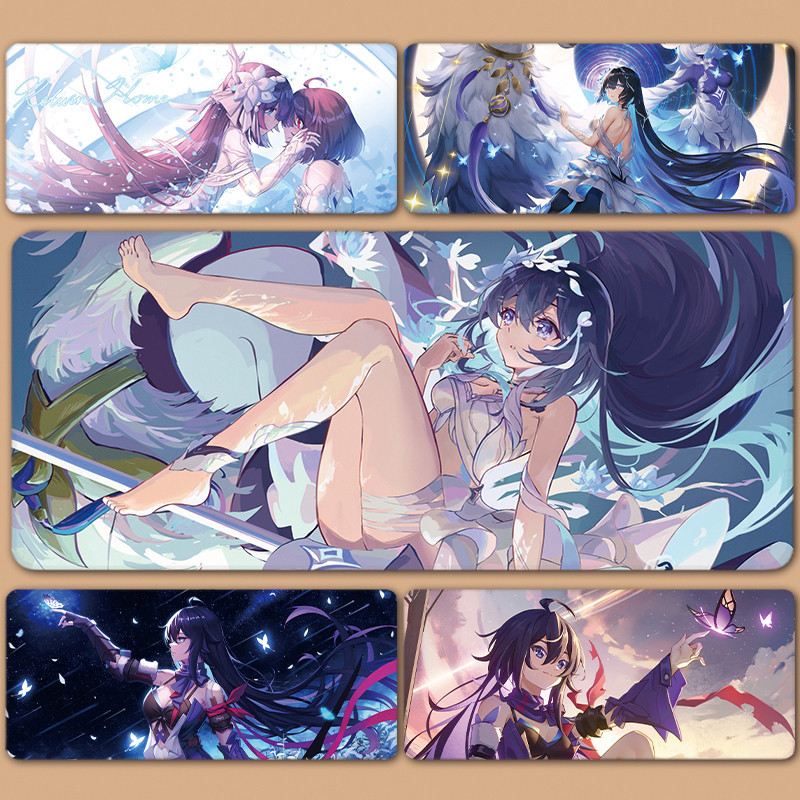 90x40cm Honkai Star Rail Honkai Impact 3rd Seeleei XXL Lớn Mousepad Bàn Phím Miếng Lót Chuột Miếng Lót
