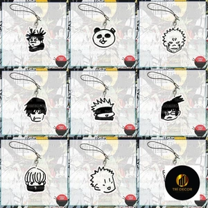 Móc dây treo điện thoại JUJUTSU KAISEN ver NGÁO in hình Chú thuật hồi chiến anime mica acrylic móc khóa dễ thương